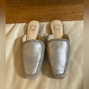 Vince Camuto open back loafers, size 5.5, women’s